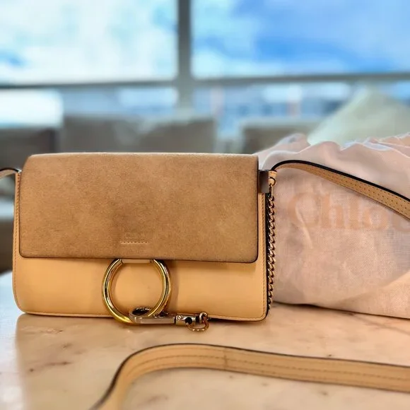 chloe mini faye backpack sale CHLO Women's Softy Brown Size OneSize 100% Calf-skin leather Twill lining in beige Chloe Faye Backpack Sale -